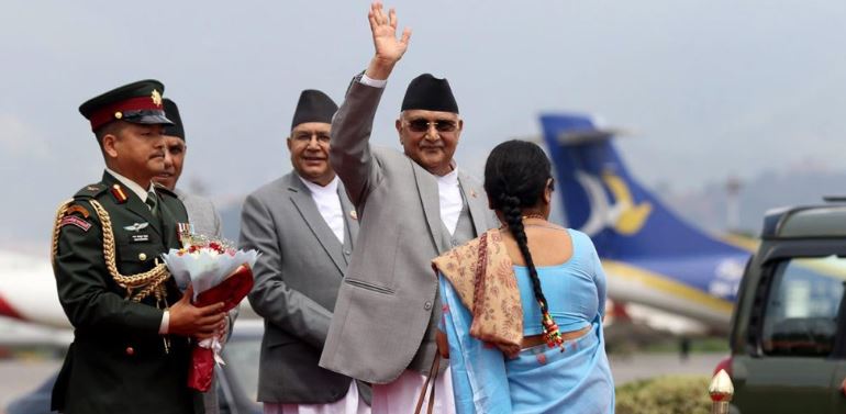 २१ जनाको टोलि बोकेर प्रधानमन्त्री ओली आज स्पेन जाँदै